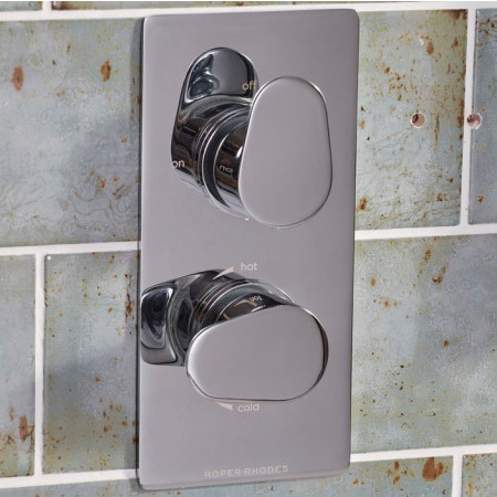 SVSET141 Roper Rhodes Clear Dual Function Shower System With Riser Kit And Overhead (3)