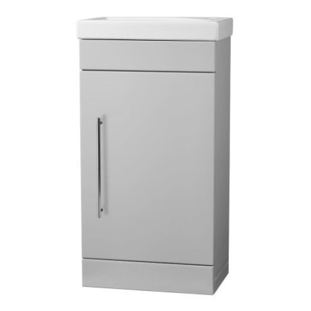 Roper Rhodes Esta Gloss Light Grey  445mm Freestanding Unit with Basin