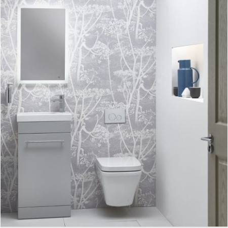 Roper Rhodes Esta Gloss Light Grey  445mm Freestanding Unit with Basin