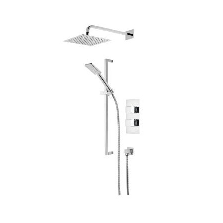 Roper Rhodes Hydra Dual Function Shower System with Fixed Head & Riser Rail