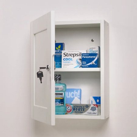 MED340 Roper Rhodes Medicab Medical Bathroom Cabinet in White Lifestyle