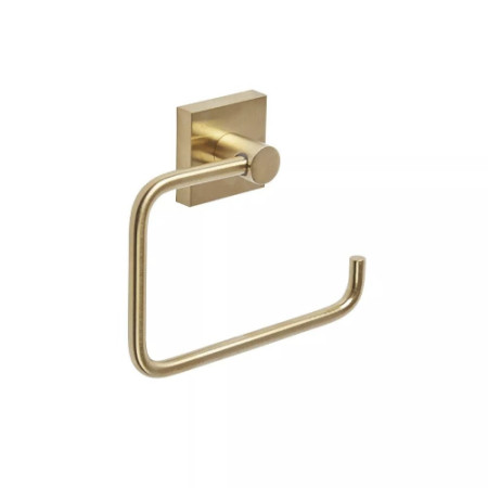 Roper Rhodes Restore Square Brushed Brass Toilet Roll Holder