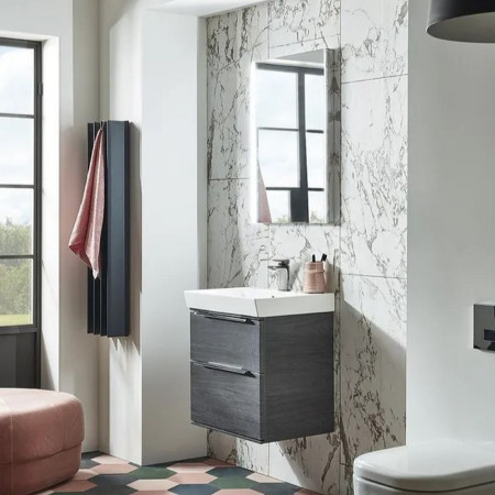 MLE530C Roper Rhodes Scheme 600mm Illuminated Bathroom Mirror Lifestyle