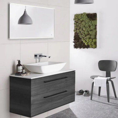 MLE540C Roper Rhodes Scheme 800mm Illuminated Bathroom Mirror Lifestyle