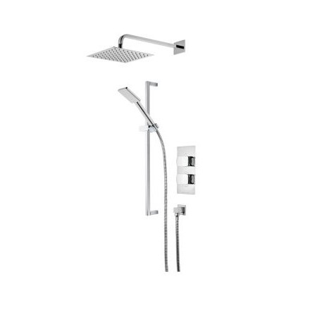 Roper Rhodes Sync Dual Function Shower System with Fixed Head & Riser Rail