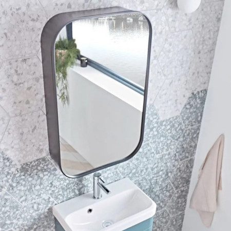 TYC045 Roper Rhodes Theory Single Door 450mm Mirror Bathroom Cabinet Bathroom Setting