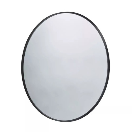 Roper Rhodes Thesis 800mm Black Framed Rounded Bathroom Mirror