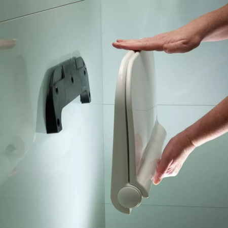 TR7001 Roper Rhodes White Folding Shower Seat Installation