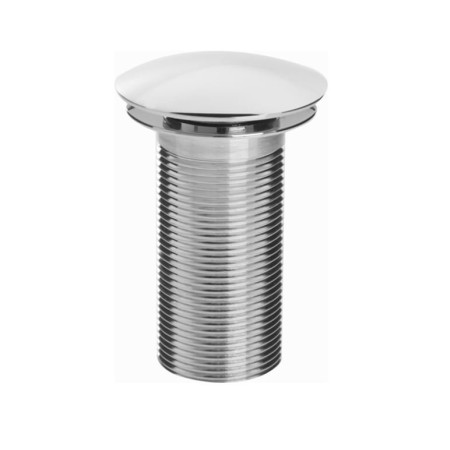 Round Clicker Basin Waste with Clicker RD Chrome Plated Unslotted