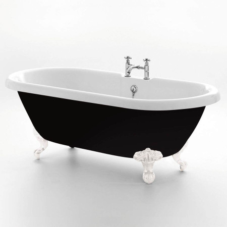Royce Morgan Kensington 1695 Black Traditional Freestanding Bath