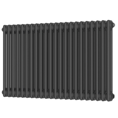 Scudo 600 x 1010mm 2 Column Horizontal Radiator in Anthracite
