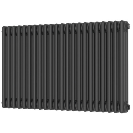 Scudo 600 x 1010mm 3 Column Horizontal Radiator in Anthracite
