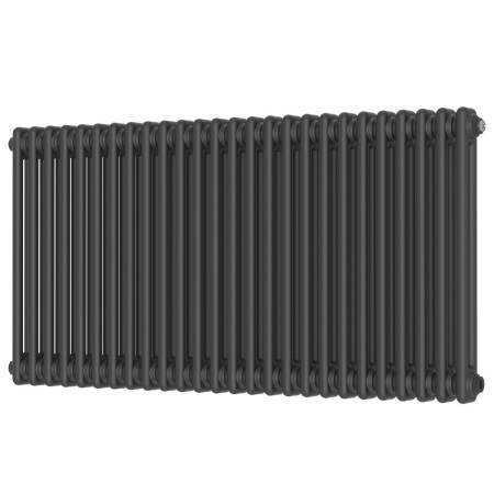 Scudo 600 x 1190mm 2 Column Horizontal Radiator in Anthracite