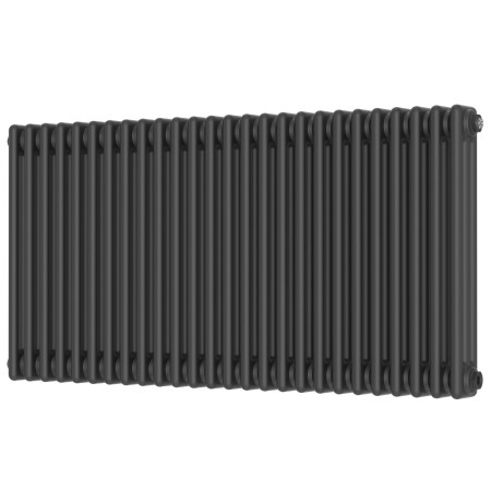 Scudo 600 x 1190mm 3 Column Horizontal Radiator in Anthracite