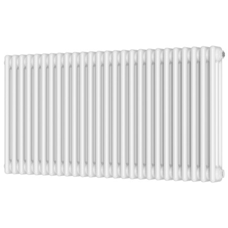 Scudo 600 x 1190mm 3 Column Horizontal Radiator in White