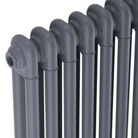 COL-2-180-34-A Scudo 1800 x 335mm 2 Column Vertical Radiator in Anthracite Panel Design