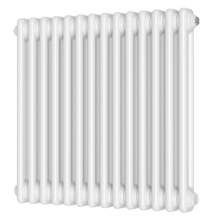 Scudo 600 x 650mm 2 Column Horizontal Radiator in White