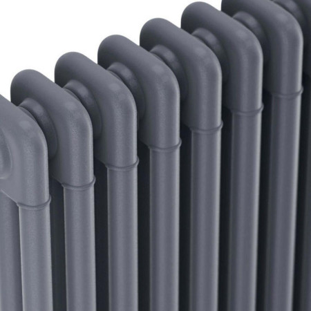 COL-3-60-101-A Scudo 600 x 1010mm 3 Column Horizontal Radiator in Anthracite Panel Design