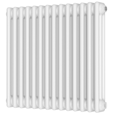 Scudo 600 x 650mm 3 Column Horizontal Radiator in White