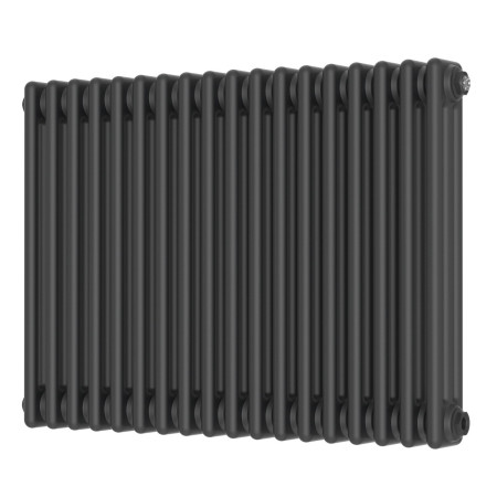 Scudo 600 x 830mm 3 Column Horizontal Radiator in Anthracite