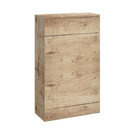 AMBIENCE-WCUNIT-RUSTIC Scudo Ambience 500mm WC Unit in Rustic Oak (1)