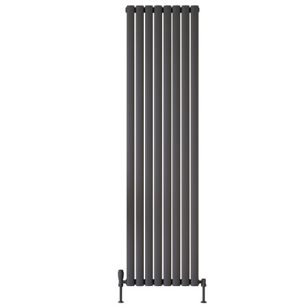 Scudo Apex 531 x 1800mm Vertical Single Designer Radiator in Anthracite
