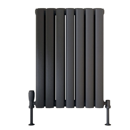 Scudo Apex 600 x 413mm Horizontal Double Designer Radiator in Anthracite