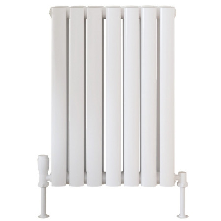 Scudo Apex 600 x 413mm Horizontal Double Designer Radiator in White