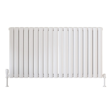 Scudo Apex 600 x 767mm Horizontal Double Designer Radiator in White