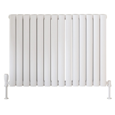 Scudo Apex 600 x 826mm Horizontal Double Designer Radiator in White