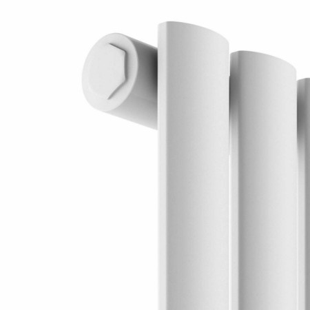 APEX60-82S-W Scudo Apex 600 x 826mm Horizontal Single Designer Radiator in White Single Panel Design