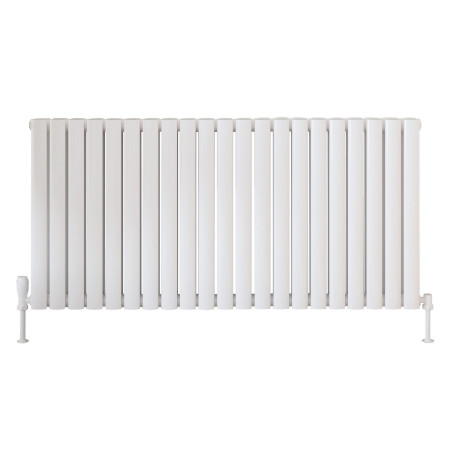 Scudo Apex 600 x 944mm Horizontal Double Designer Radiator in White