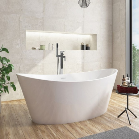BATH-ARUBA Scudo Aruba 1700 x 800mm Freestanding Bath Lifestyle