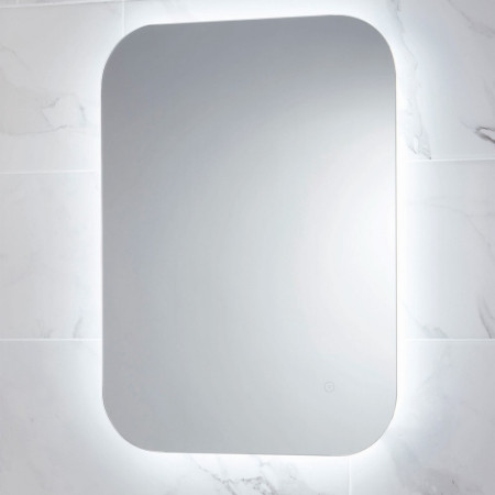Scudo Aura LED 500 x 700mm Mirror with Demister Pad and Shaver Socket