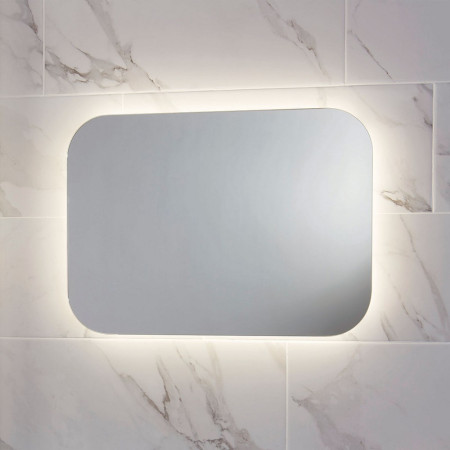 Scudo Aura LED 600 x 1200mm Mirror with Demister Pad and Shaver Socket