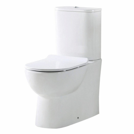 Scudo Belini Rimless Closed Back Pan with Cistern and Soft Closing Seat