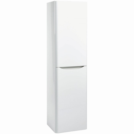 PAINT-BELLA-1500TALLBOY-GWTE Scudo Bella 400mm Tall Boy Cabinet in High Gloss White