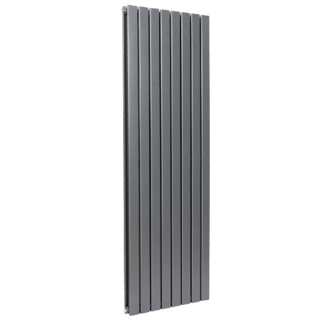 Scudo Bravo 1600 x 544mm Vertical Double Designer Radiator in Anthracite