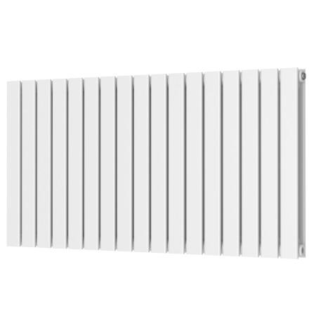 Scudo Bravo 600 x 1158mm Horizontal Double Designer Radiator in White