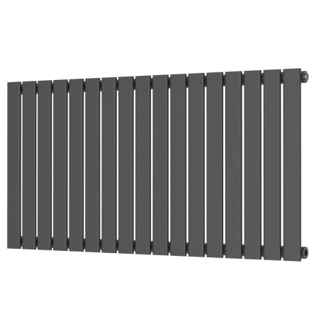 Scudo Bravo 600 x 1158mm Horizontal Single Designer Radiator in Anthracite
