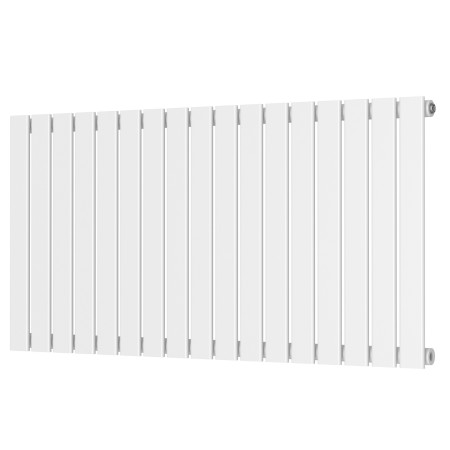 Scudo Bravo 600 x 1158mm Horizontal Single Designer Radiator in White