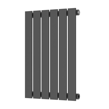 Scudo Bravo 600 x 410mm Horizontal Single Designer Radiator in Anthracite