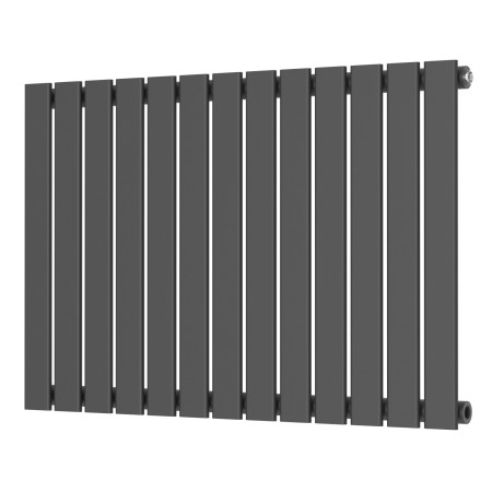 Scudo Bravo 600 x 886mm Horizontal Single Designer Radiator in Anthracite