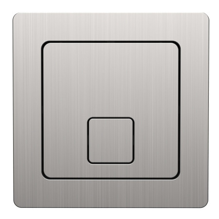 Scudo Brushed Nickel Square Dual Flush Button
