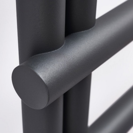 CARL850-500-A Scudo Carlo 850 x 500mm Designer Towel Radiator in Carbon Anthracite Lifestyle
