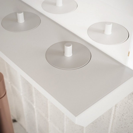 MIRROR023 Scudo Charj 800 x 700mm LED Bathroom Mirror Charging