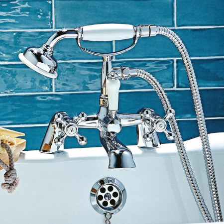 TAP006 Scudo Classica Bath Shower Mixer in Chrome (2)