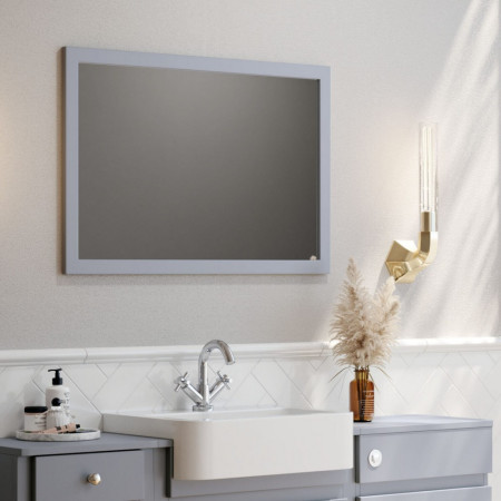 CLASSICA-MIRROR-STGREY Scudo Classica Bathroom Mirror in Silk Stone Grey (2)