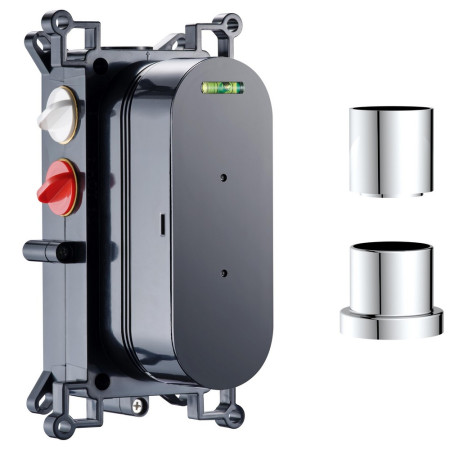 Scudo Concealed One Outlet Shower Valve with Chrome Plate with Valve Body