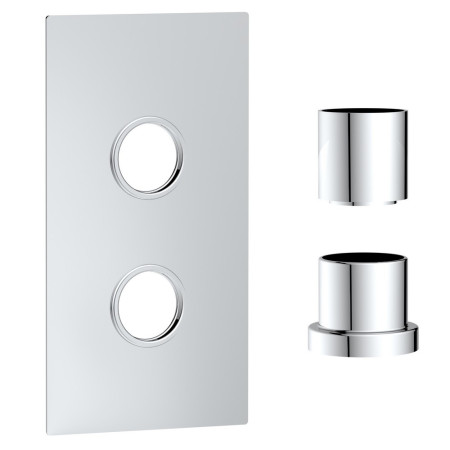 Scudo Concealed One Outlet Shower Valve with Chrome Plate